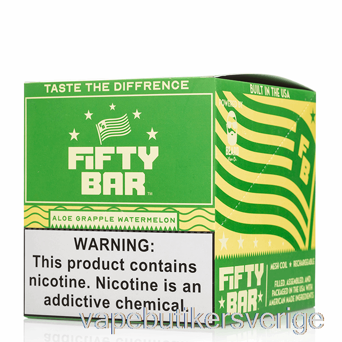 Vape Sverige [10-pack] Fifty Bar 6500 Engångs